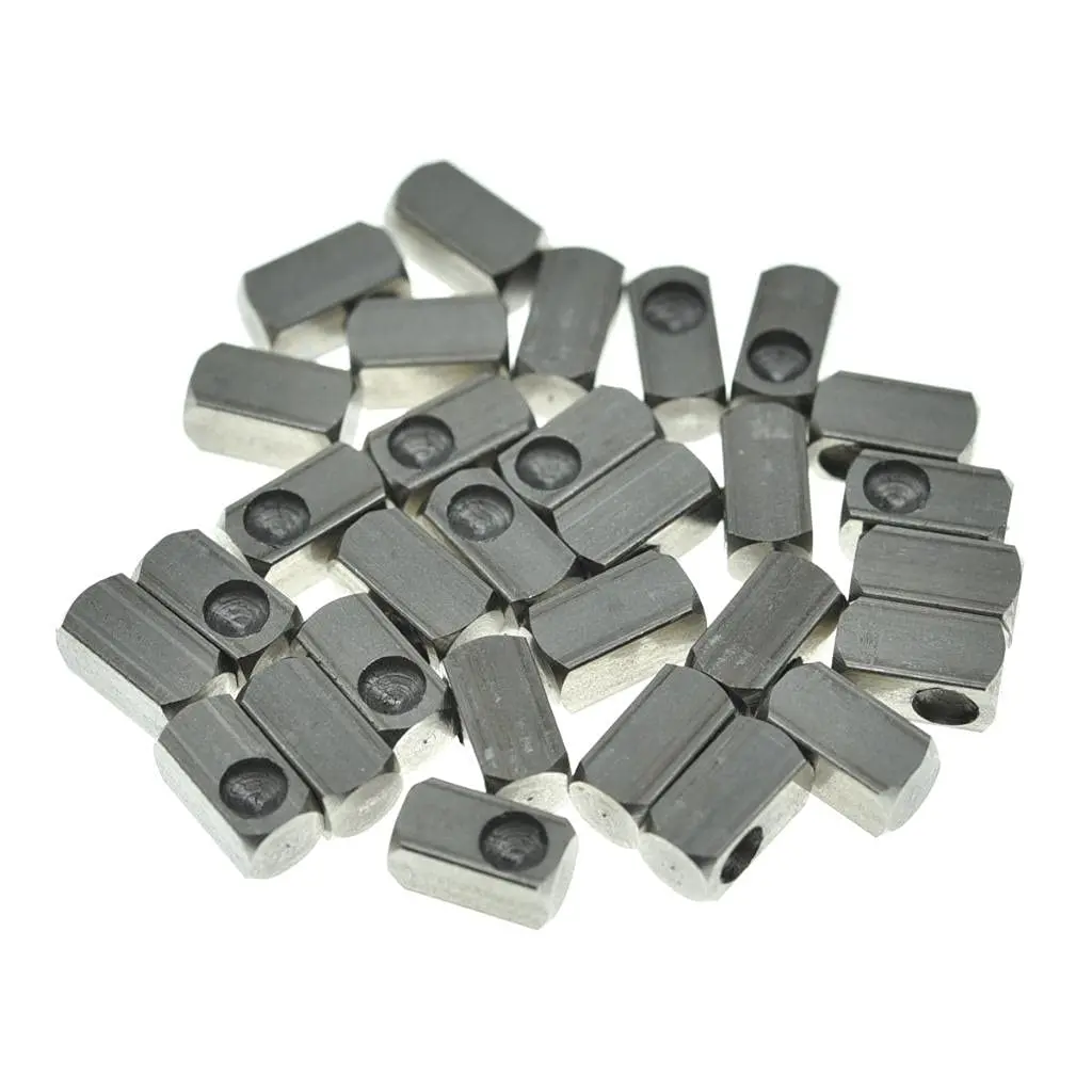 Dopro Stainless Steel Tremolo Bridge String Insert Block Lock Clamp 30 Pack | Corrosion-Resistant Upgrade for Floyd Rose - main product image