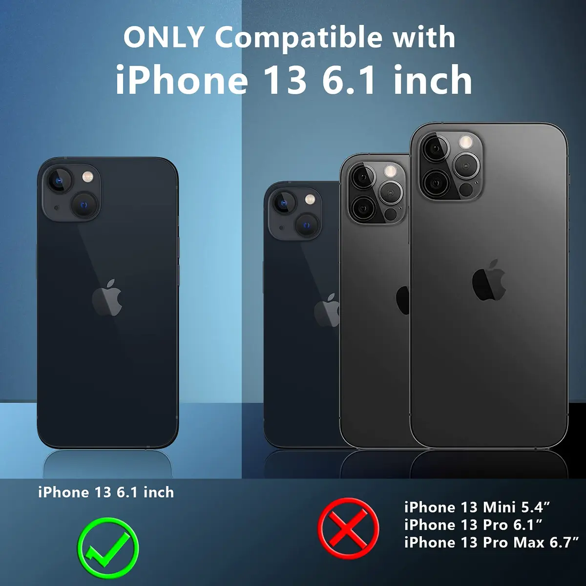 Red2Fire Full Body Case for iPhone 13 6.1 inch with Built-in Screen Protector | Heavy Duty Protection - view 2