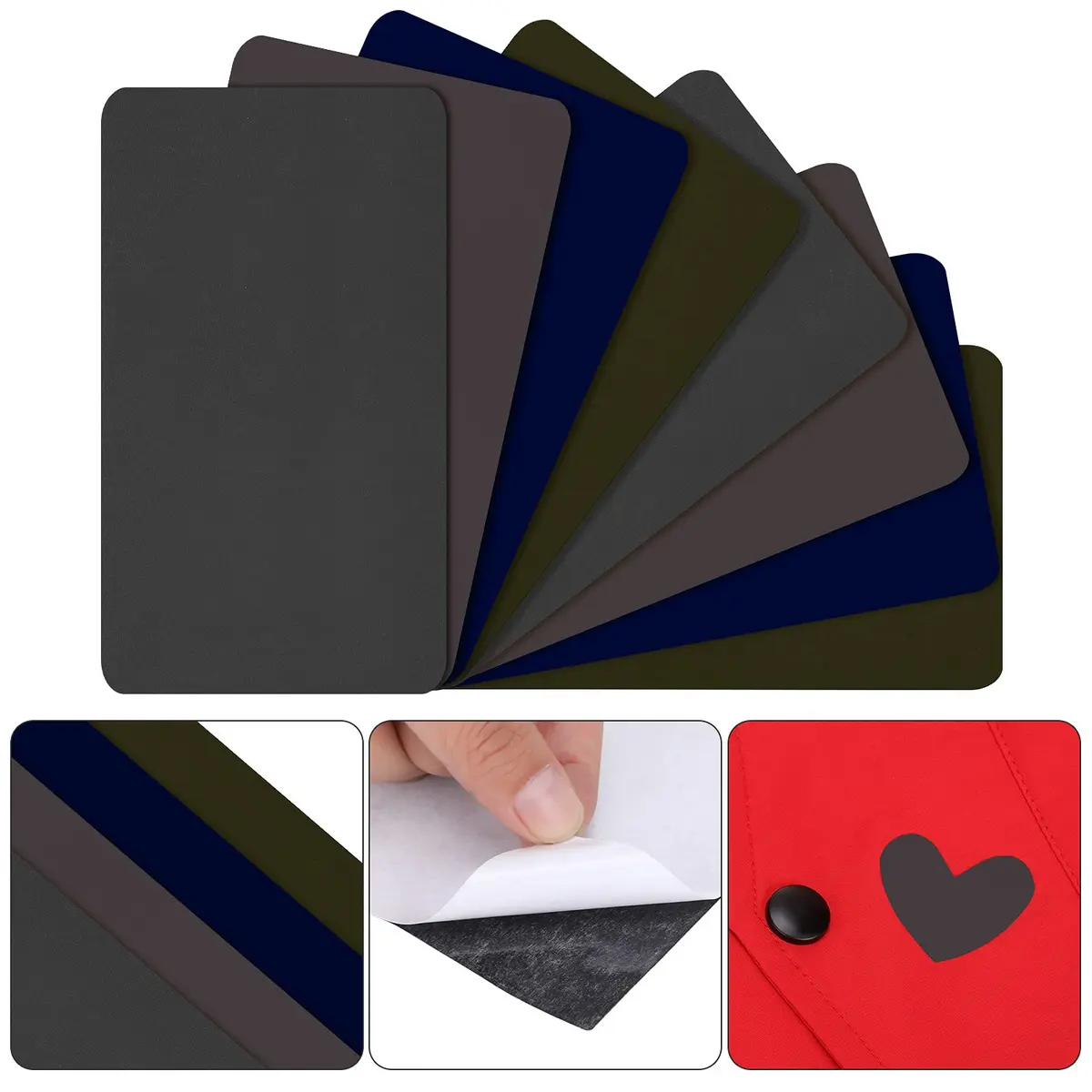 WILLBOND Nylon Repair Patch 8 Pieces | Waterproof Self-Adhesive for Clothing & Outdoors - view 3