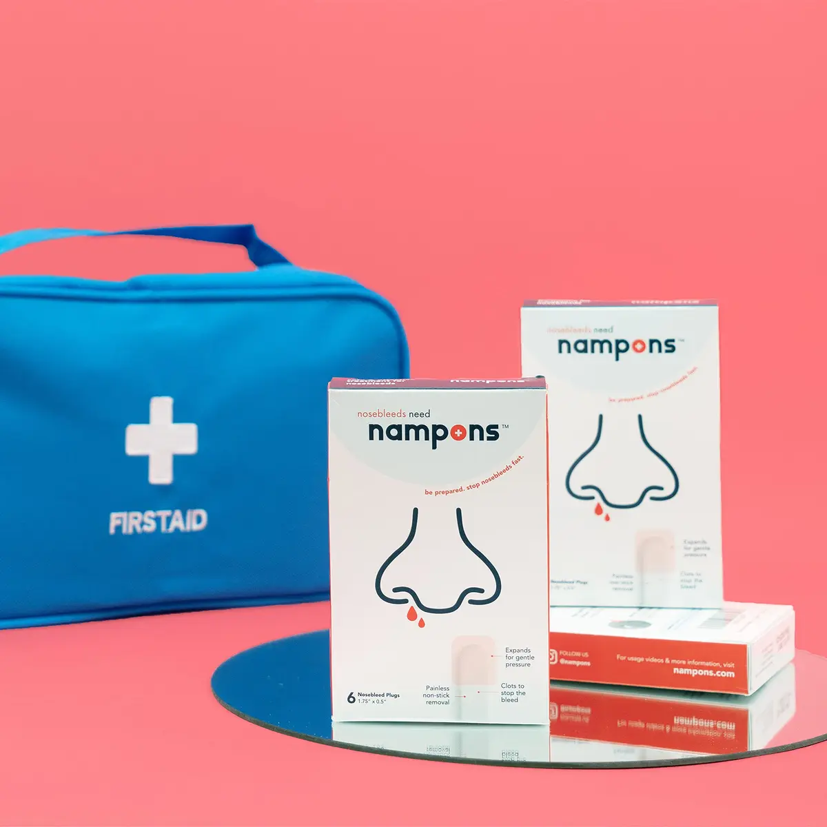 Nampons Nosebleed Stoppers 12 Strips | Fast Clotting, Portable, Trusted by Doctors - view 5
