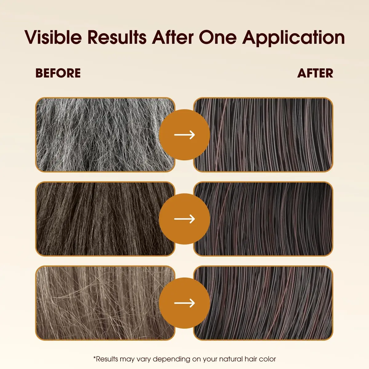 One 'N Only Permanent Hair Color & Dye, 5CP Light Cappuccino Brown, 3 oz | Rich, True Tones with Argan Oil (120 chars) - view 4