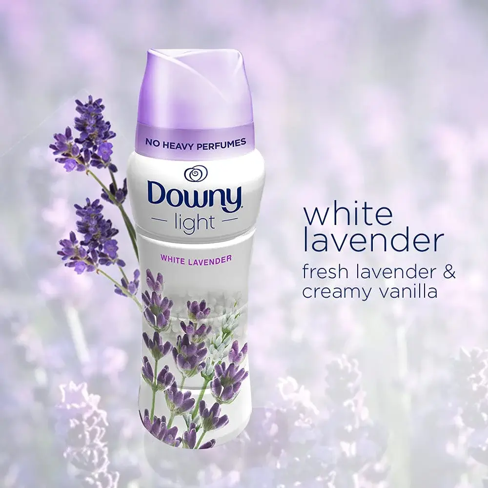 Downy White Lavender Scent Booster Beads for Washer, 26.5 Oz (751g) | Light Fragrance, Long-Lasting Freshness - view 7