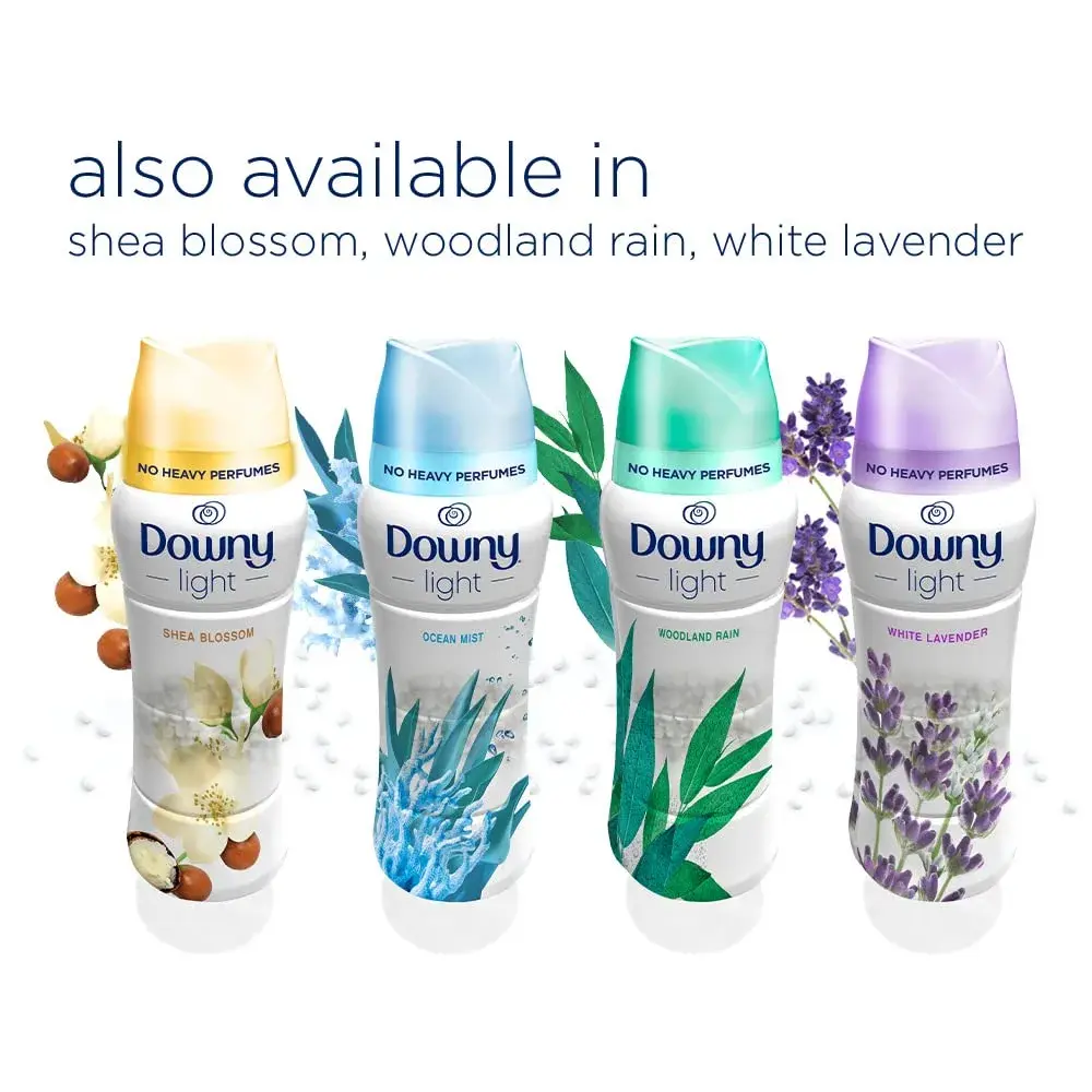 Downy Light Laundry Scent Booster Beads Ocean Mist, 26.5 oz (751 g) | Long-Lasting Freshness Without Heavy Perfumes - view 5