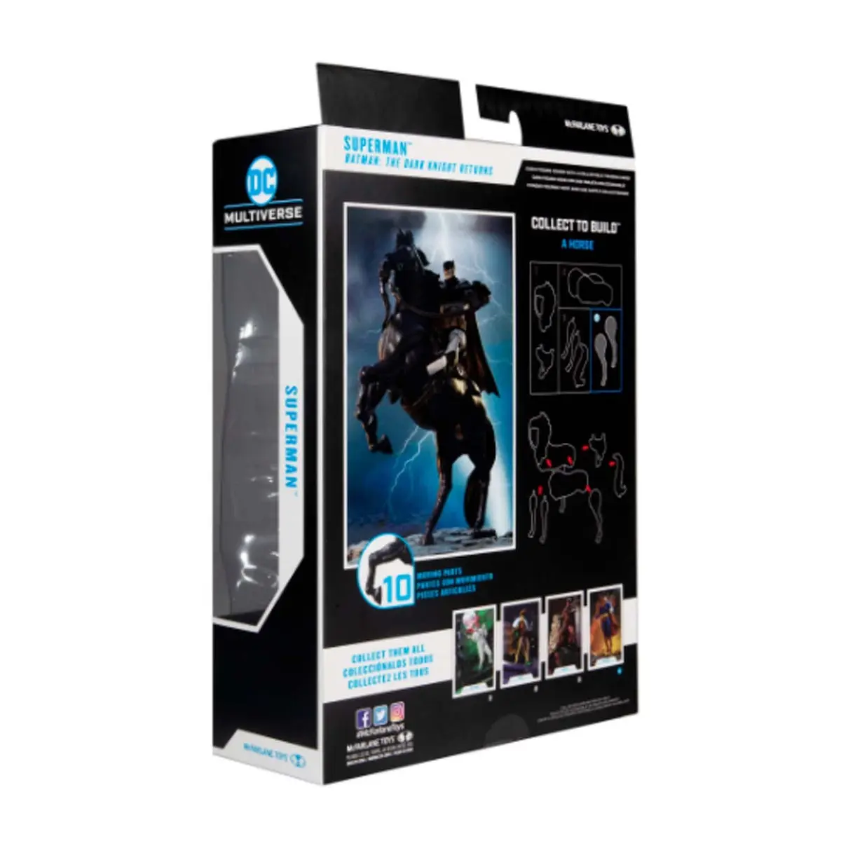 McFarlane Toys DC Multiverse Superman 7" Action Figure | Dark Knight Returns, Build-A Horse Parts & Accessories - view 7
