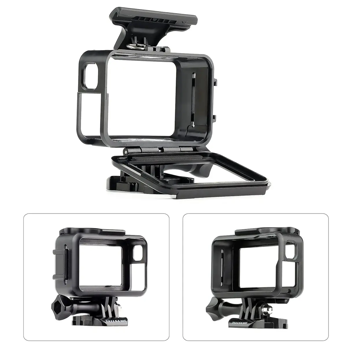 YALLSAME Frame Case for DJI Osmo Action 1 with Cold Shoe Mount | 68g (2.4 oz) Lightweight Polymer - view 5