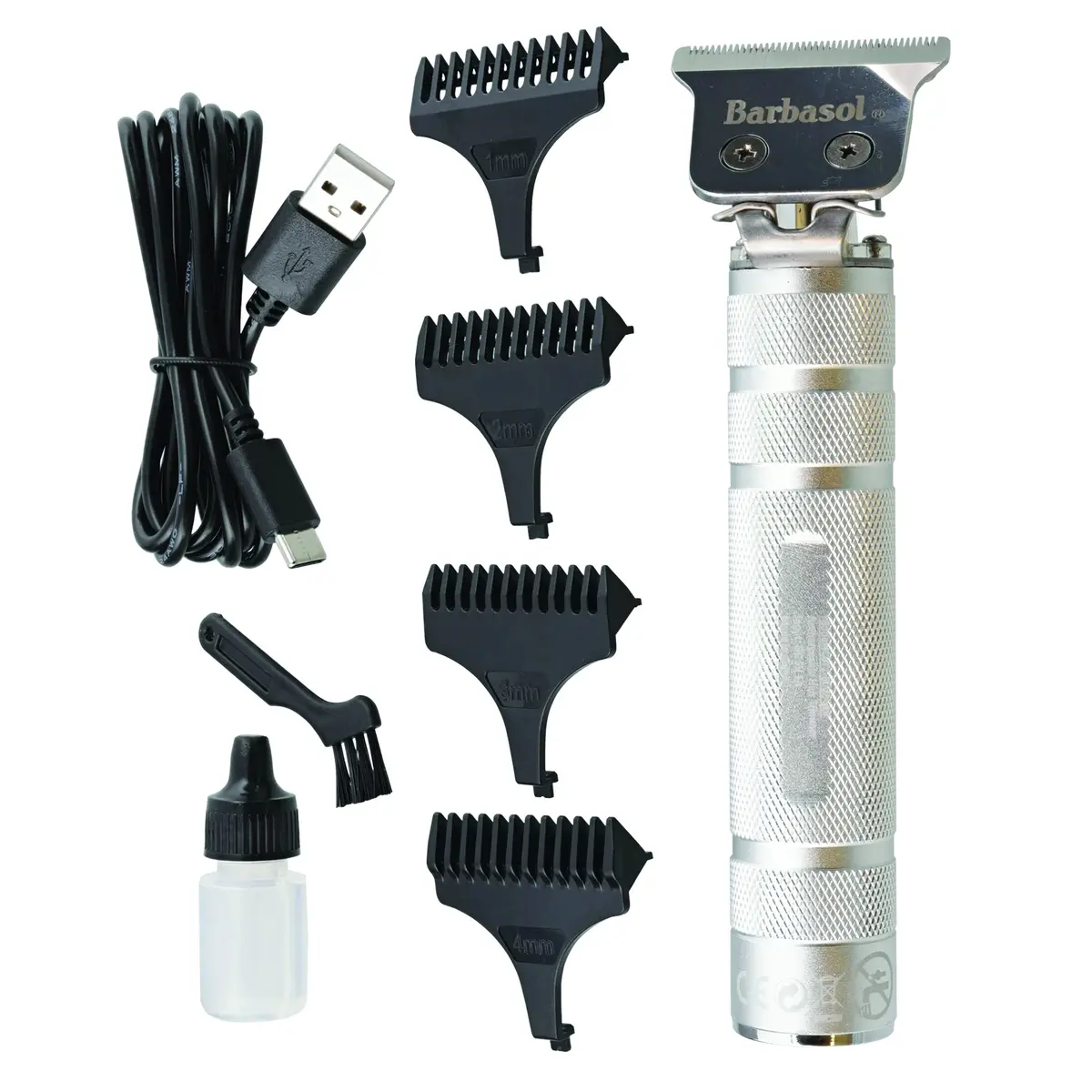 XTREME Rechargeable Zero-Gapped T-Blade Trimmer with 3 Guide Combs | 90 Min Cordless Use - view 3