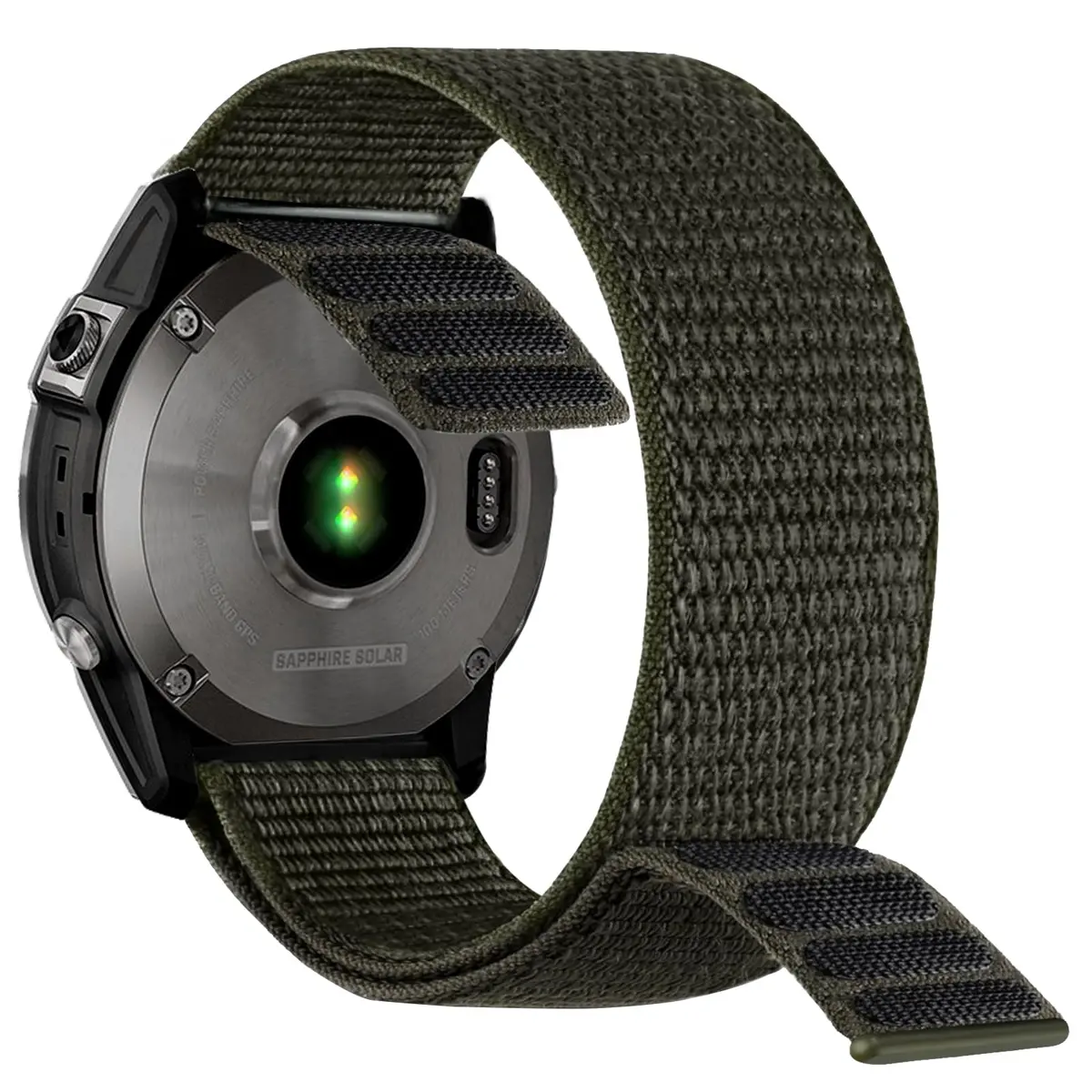 Abanen 22mm Woven Nylon Watch Band for Garmin Fenix 8/epix Pro/Fenix 7/6/5 47mm, Instinct 3 45mm | Quick Dry Sport Wristband Strap - view 2