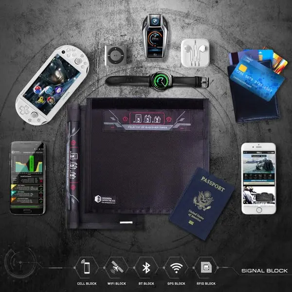 Mission Darkness Non-Window Faraday Bag for Phones 2-Pack | Signal Blocking, Military Grade, Digital Privacy (70-120 chars) - view 10