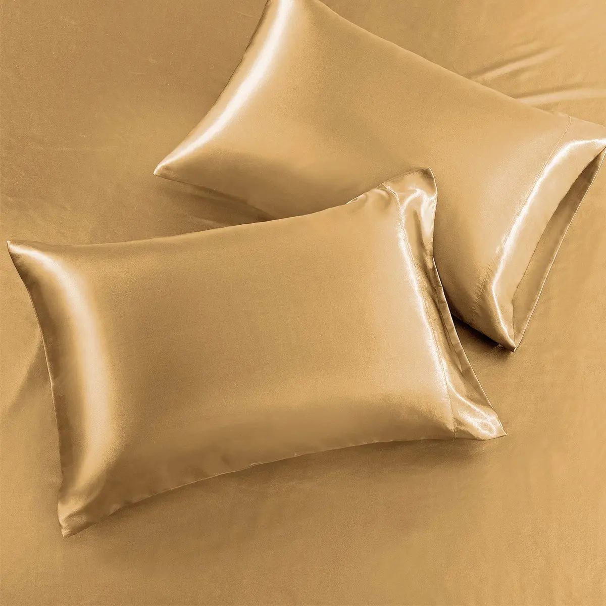 SiinvdaBZX 4Pcs Satin Sheet Set California King Size | Luxurious Silky Soft Bed Sheets - view 3