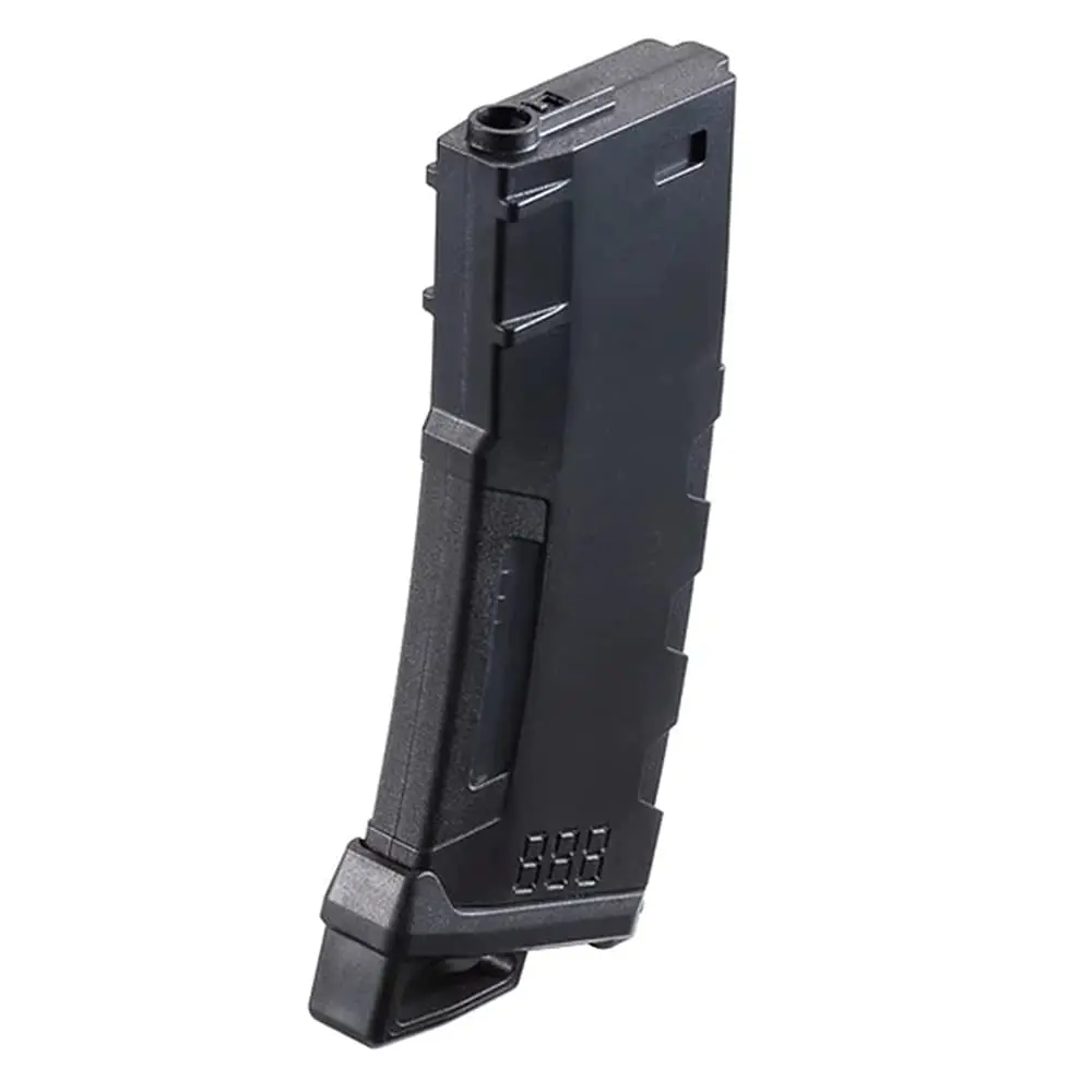 Lancer Tactical Airsoft M4 M16 Series Polymer 130 Round Capacity Transparent Window High Speed MidCap Airsoft Magazine | Impact-Resistant, Made in Taiwan - view 5