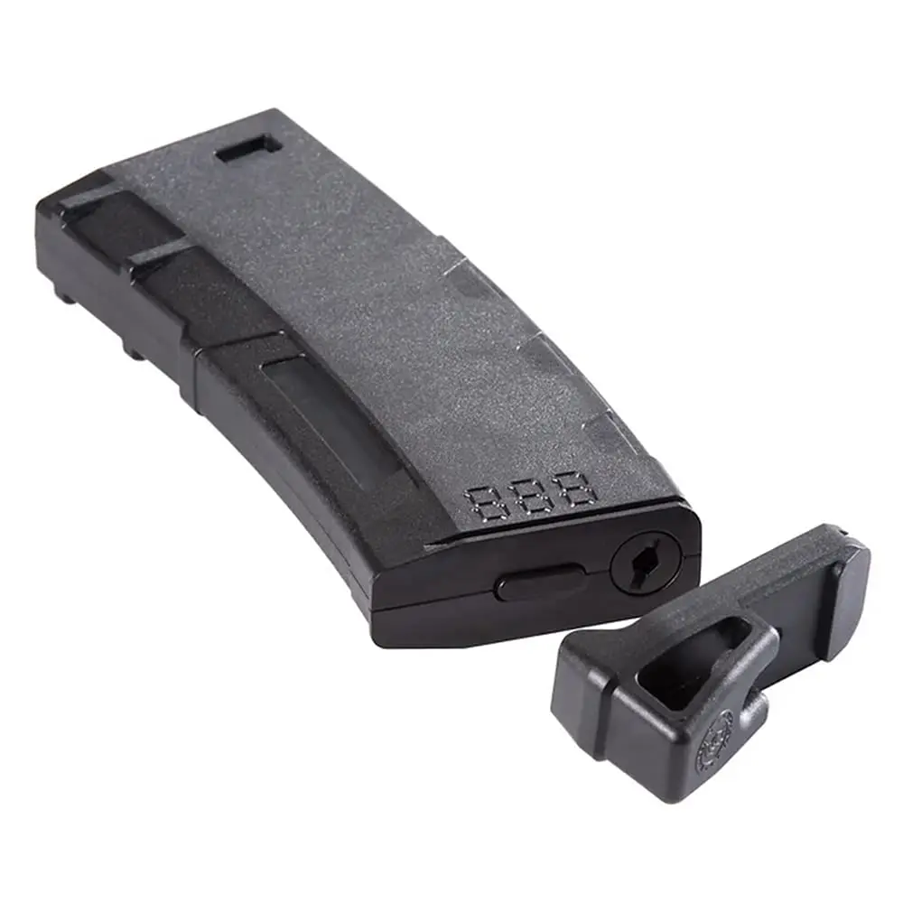 Lancer Tactical Airsoft M4 M16 Series Polymer 130 Round Capacity Transparent Window High Speed MidCap Airsoft Magazine | Impact-Resistant, Made in Taiwan - view 6