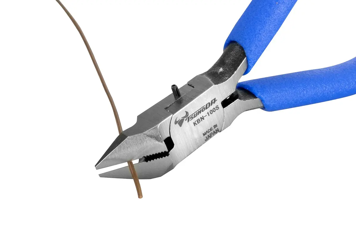 Tsunoda KBN-100S Cable Tie Cutter 11.4cm (4-Inch) | Flush Cut for Cable Management - view 6
