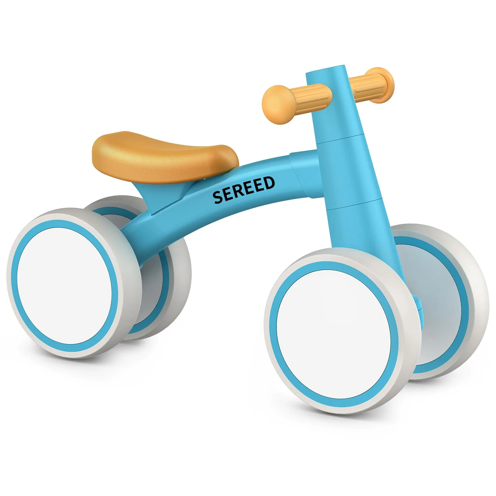 SEREED Baby Balance Bike Blue for 12-24 Month Toddlers | ASTM-Tested Educational Ride-On Toy - main product image