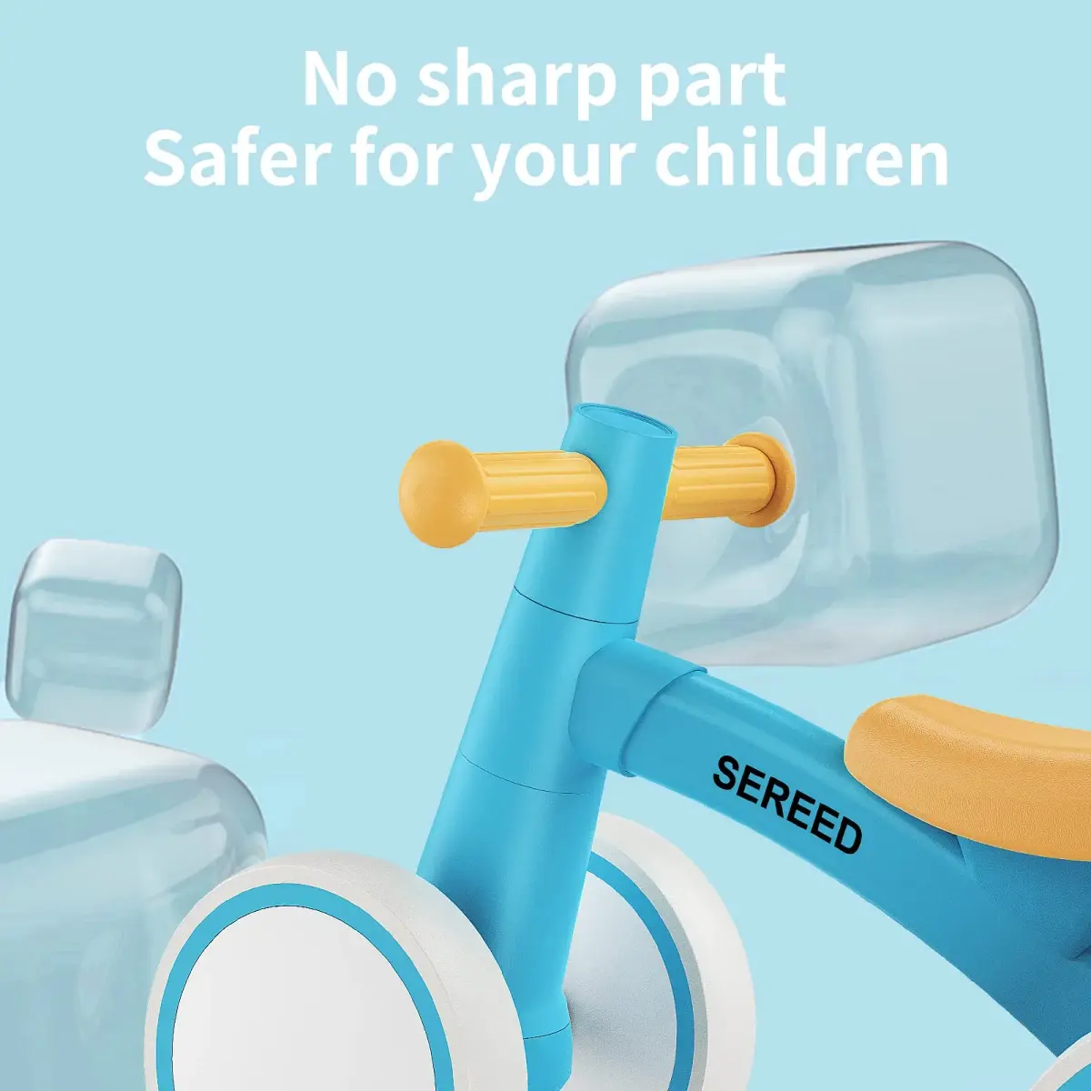 SEREED Baby Balance Bike 6.7 inch Wheels | Aluminum Alloy Frame for 12-24 Months Toddlers - view 7