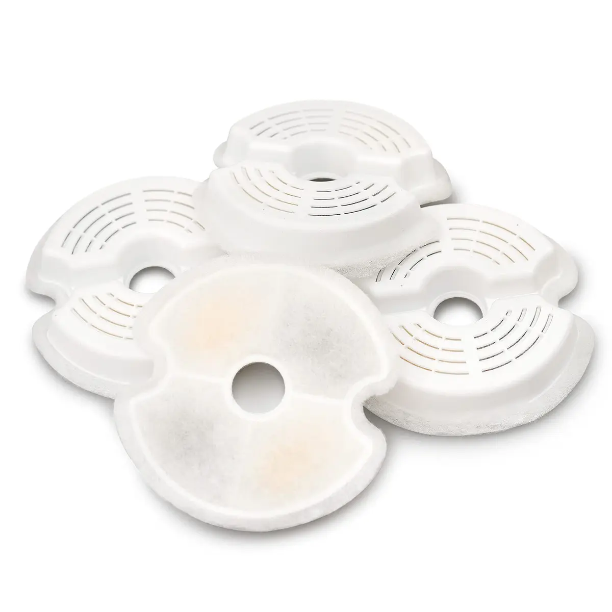 NautyPaws Cat Water Fountain Filters, 8 Packs Replacement Carbon Filters for Stainless Steel Pet Fountain - view 8