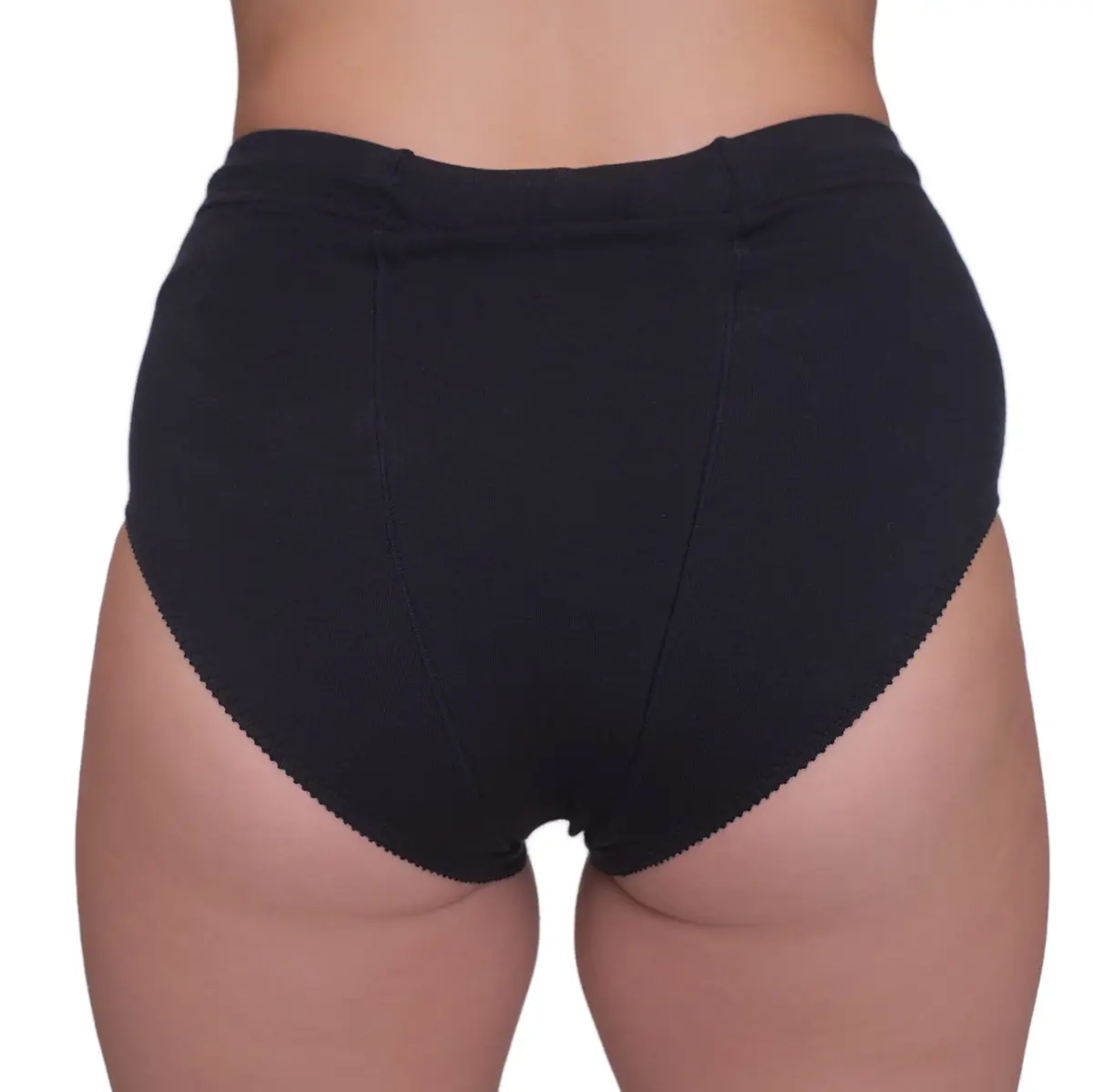 Underworks Women Vulvar Varicosity and Prolapse Support Brief with Groin Compression Bands - Black Small | Pelvic & Hernia Relief - view 3