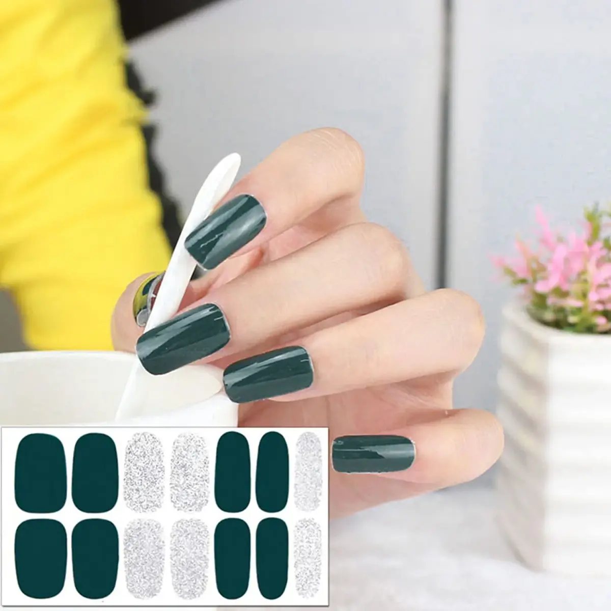 WOKOTO 20 Sheets Nail Polish Strips Set (280 Pieces Total) | Easy Application & Long-Lasting Wear - view 8