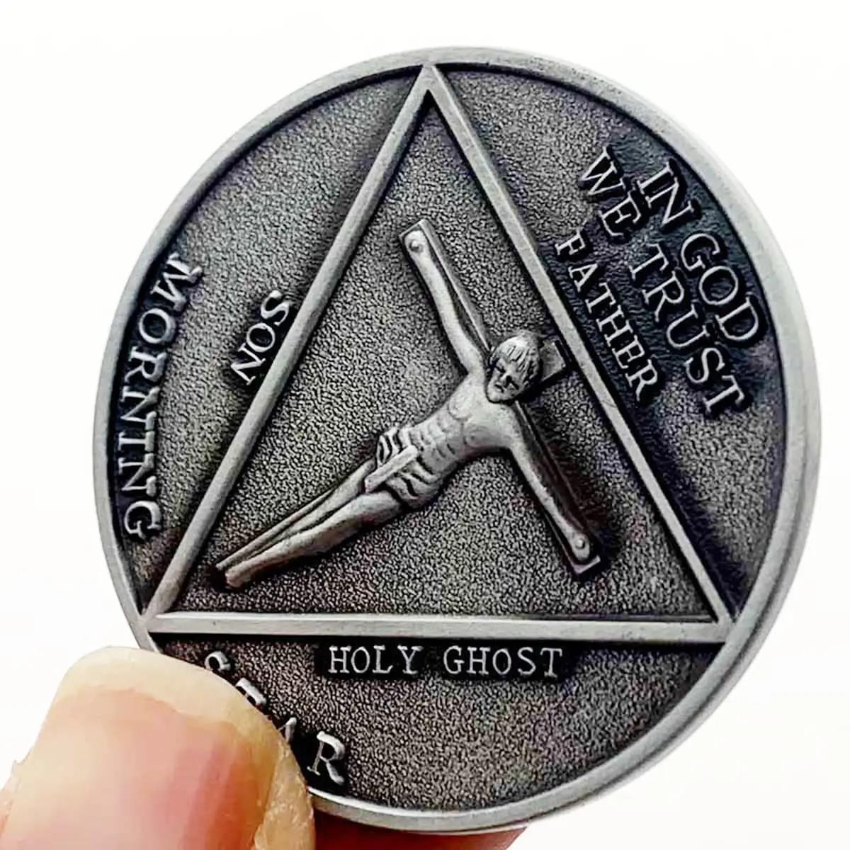 HARMILIY Lucifer Pentecostal Coin Satan Coin Collection Costume Accessories 3.8cm | Vintage Cosplay Prop for Men Women - view 3