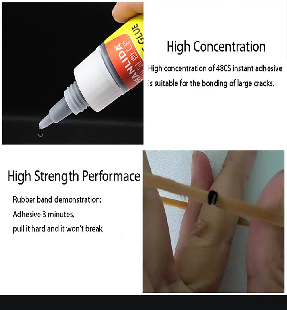 ELEpure Black Tire Repair Glue 20g (0.7oz) | Strong Adhesive for Sidewall Gash & Dent Repair - view 6