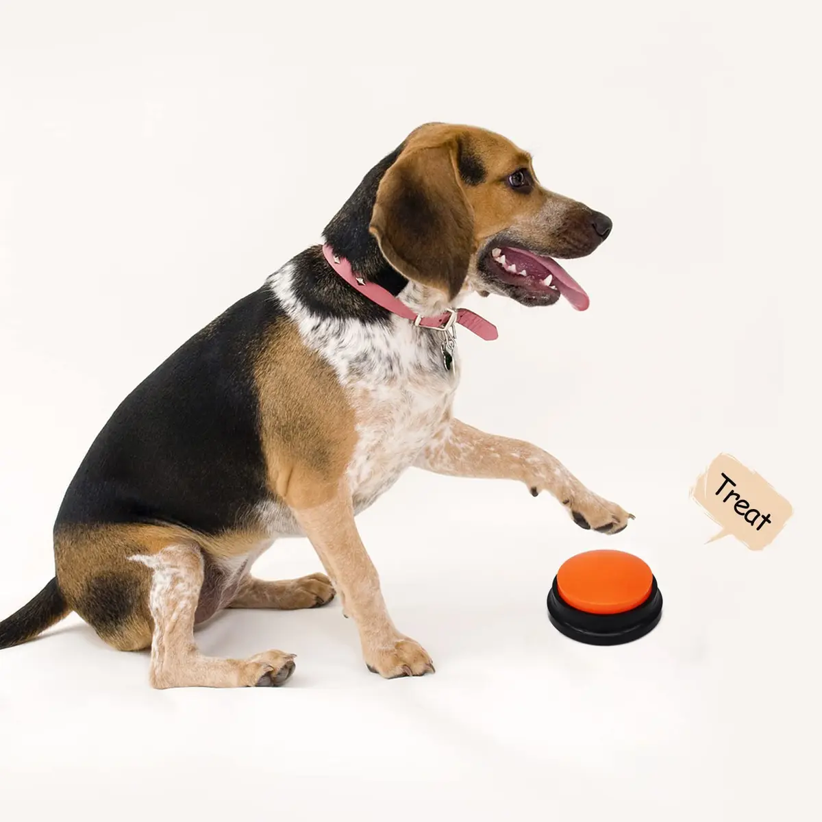 OFVENS Voice Recording Button 4 Packs (Rose Red+Dark Blue+Green+Orange) | Recordable Sound Button for Pet Training & Fun Gifts - view 2