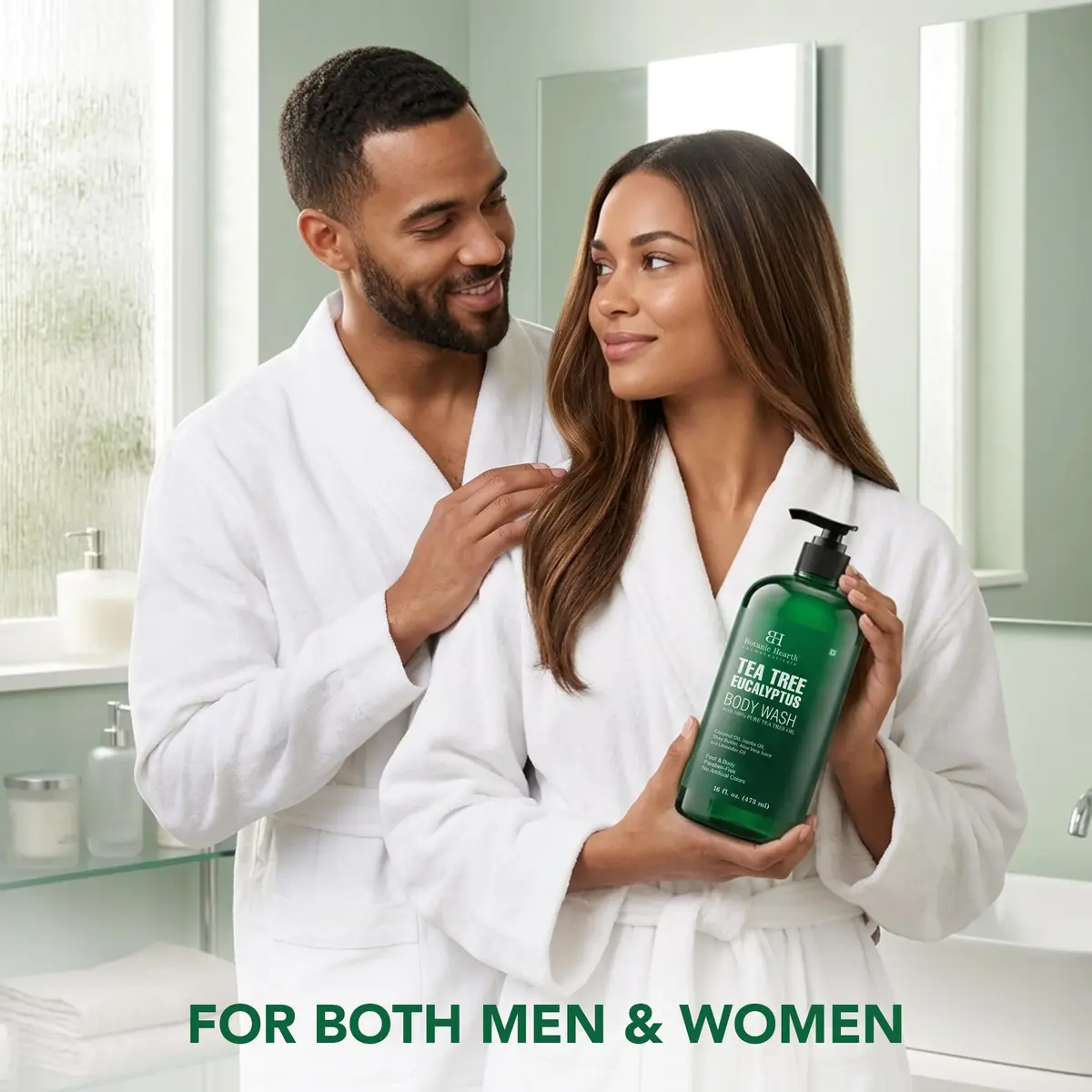 Botanic Hearth Eucalyptus & Tea Tree Body Wash – 16 fl oz | Refreshing, Hydrating & Sulfate-Free - view 6