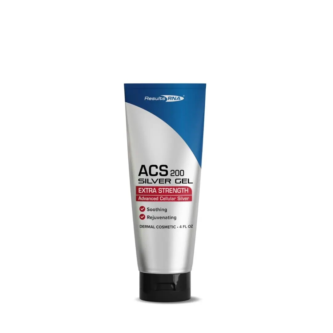Results RNA ACS 200 Silver-Glutathione Gel | Advanced Cellular Silver for Wound & Skin Healing (4 oz) - main product image