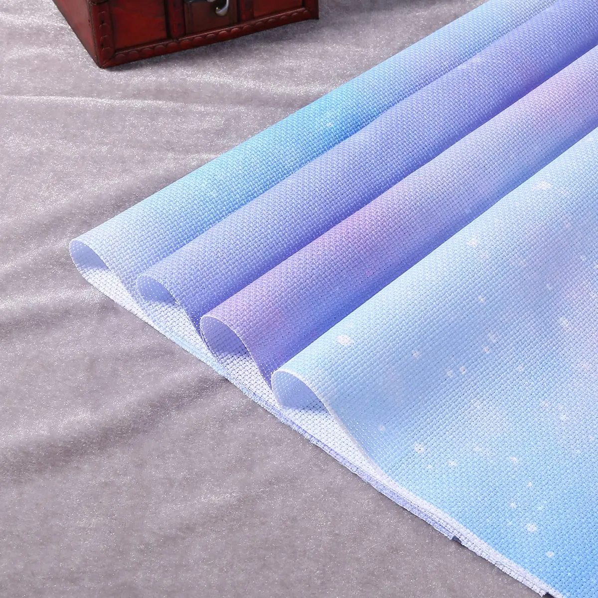 Pllieay 4 Pieces Printed Aida Cloth 14 Count Cross Stitch Fabric | 12 x 18 Inch Cotton - view 2