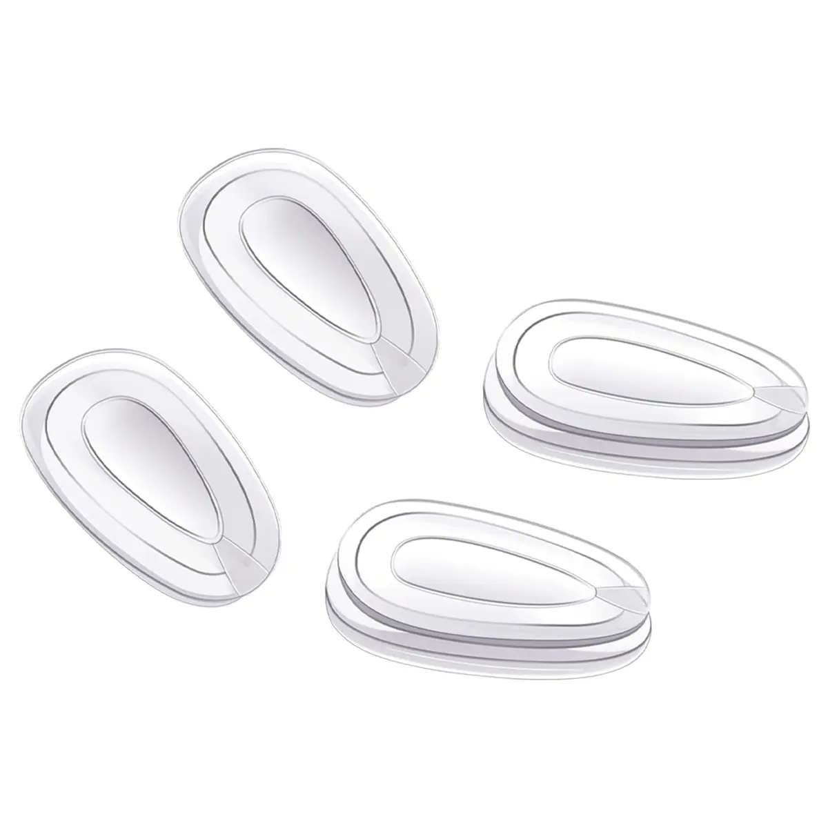 Mryok Replacement Nosepieces for Oakley Wingfold EVR EVS | Rubber Nose Pads (One Size) - main product image
