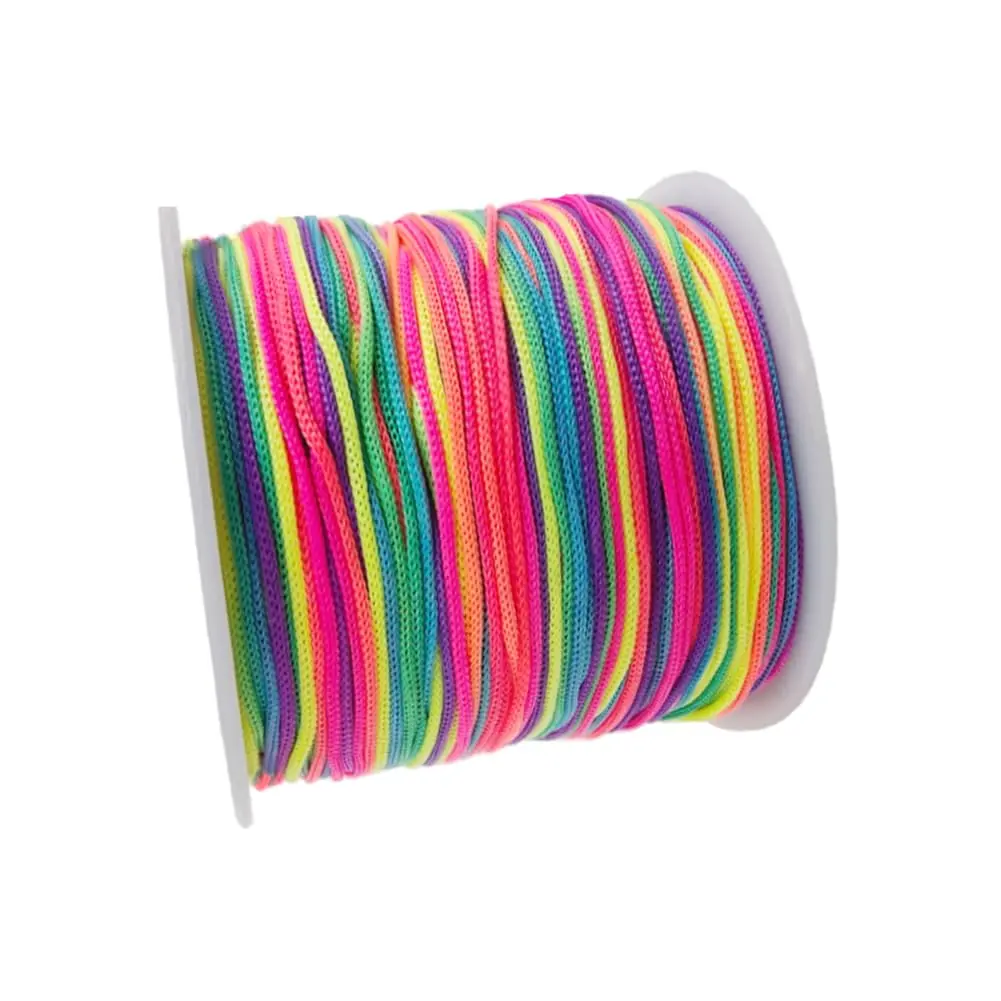 Xiezyu Multicolored Nylon Cord Beading Braided Thread String 124m (136 Yards) | Chinese Knotting & Jewelry Making - view 2