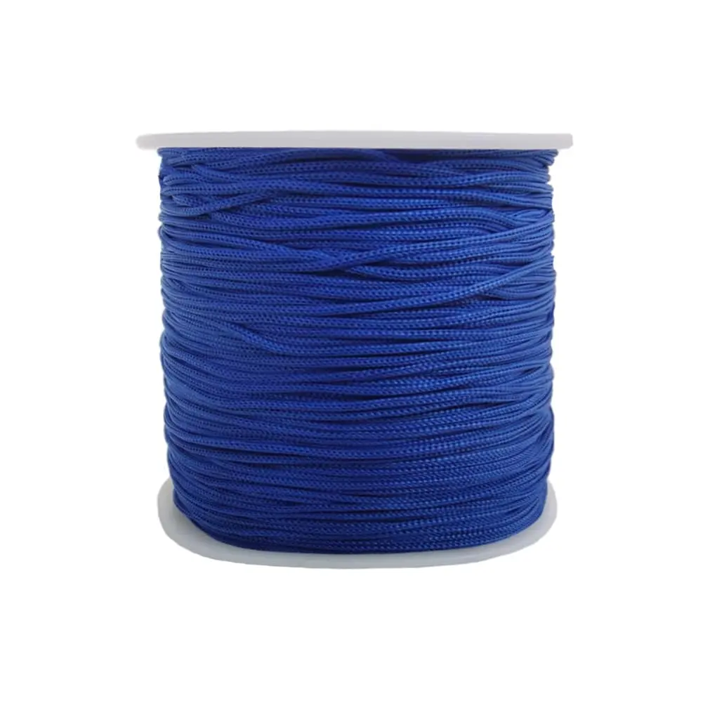 Xiezyu 1.0 mm Nylon Cord Beading Braided Thread String 124 m (136 Yards) Royal Blue | Chinese Knotting & Jewelry Making - main product image