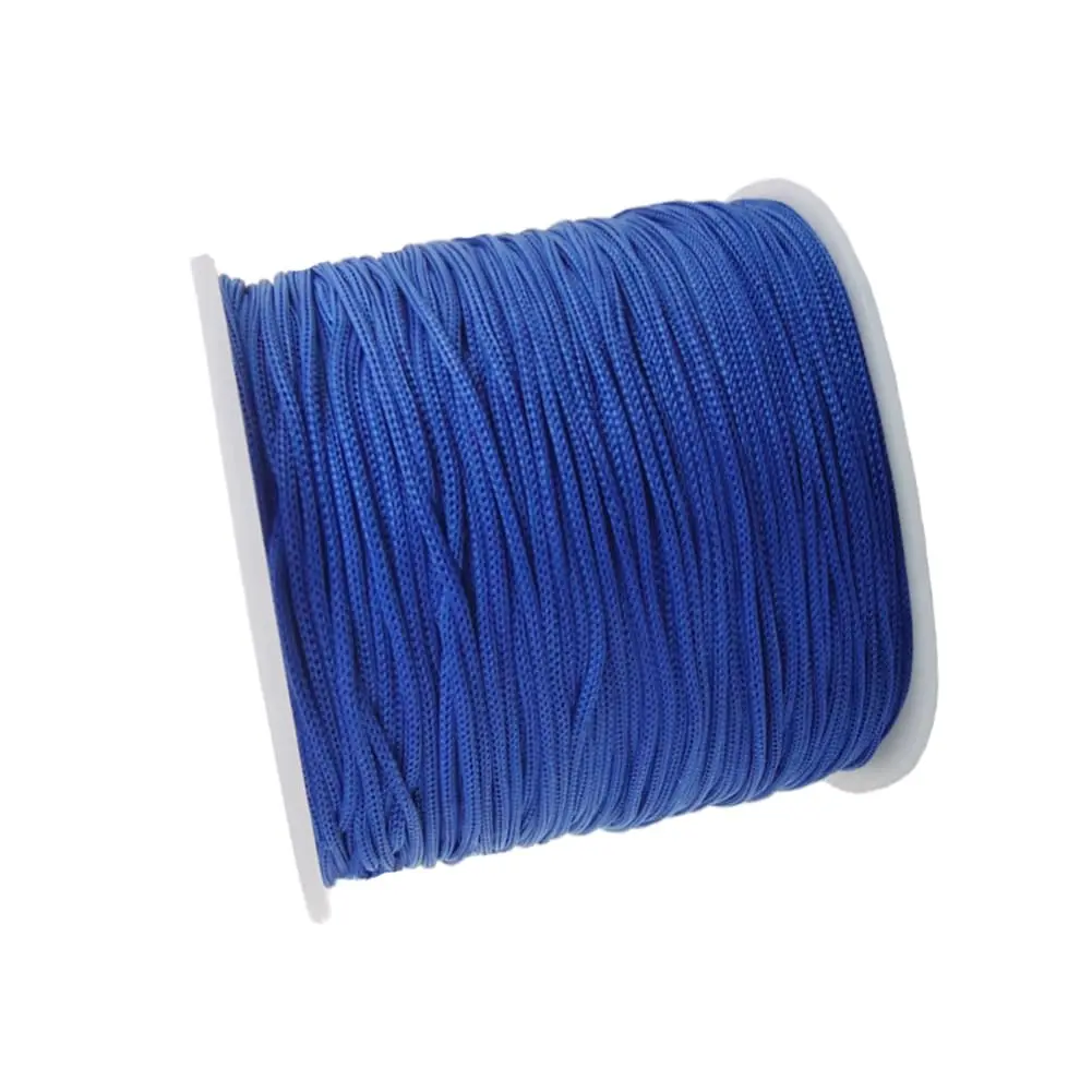 Xiezyu 1.0 mm Nylon Cord Beading Braided Thread String 124 m (136 Yards) Royal Blue | Chinese Knotting & Jewelry Making - view 2