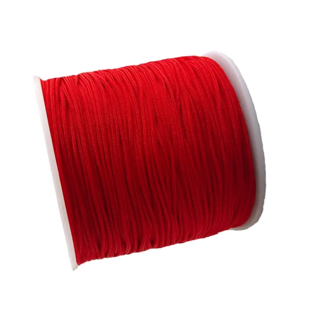 Xiezyu 1.0 mm Nylon Cord Beading Thread for Jewelry Making | 136 Yards, Red - view 2