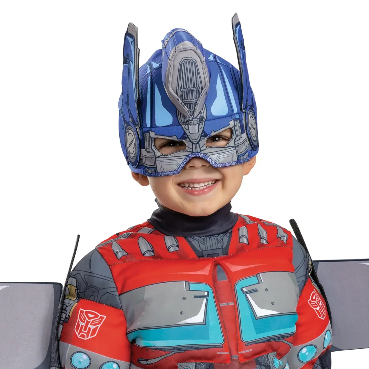 Disguise Optimus Prime Toddler Costume Size 2T | Official Transformers Rise of the Beasts Muscle Costume & Mask - view 2