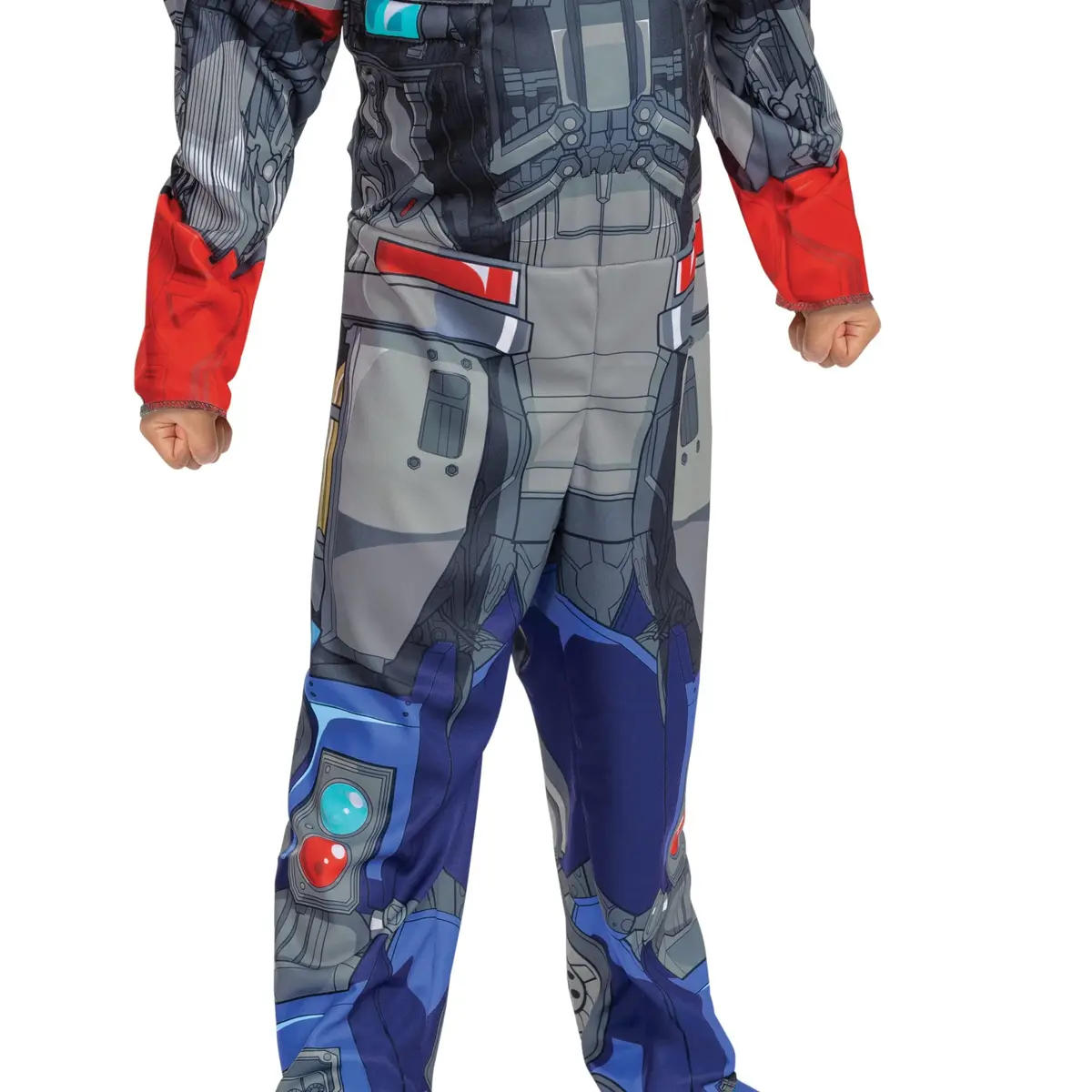 Disguise Optimus Prime Toddler Costume Size 2T | Official Transformers Rise of the Beasts Muscle Costume & Mask - view 4