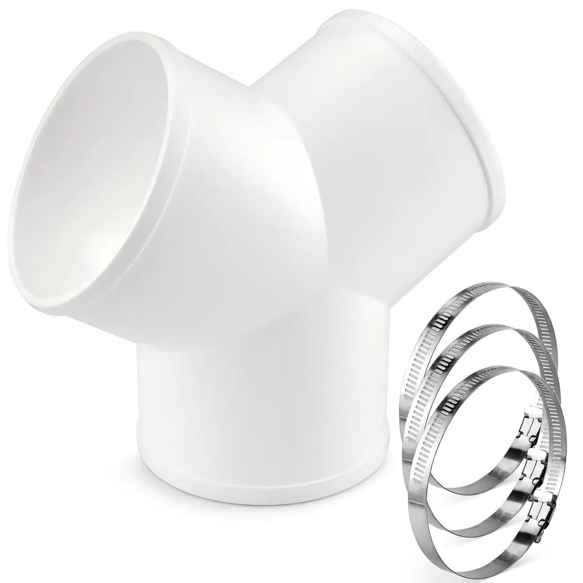 Enenes 4 Inch Y Duct Connector for Ventilation Systems | Seamless, Leak-Proof, Easy Install - main product image