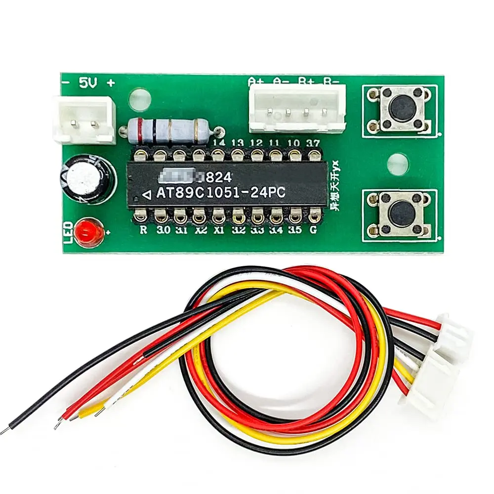 QINIZX DC 4V-6V 5V Micro Stepper Motor Driver Board | 2-Phase 4/6 Wire Control - main product image