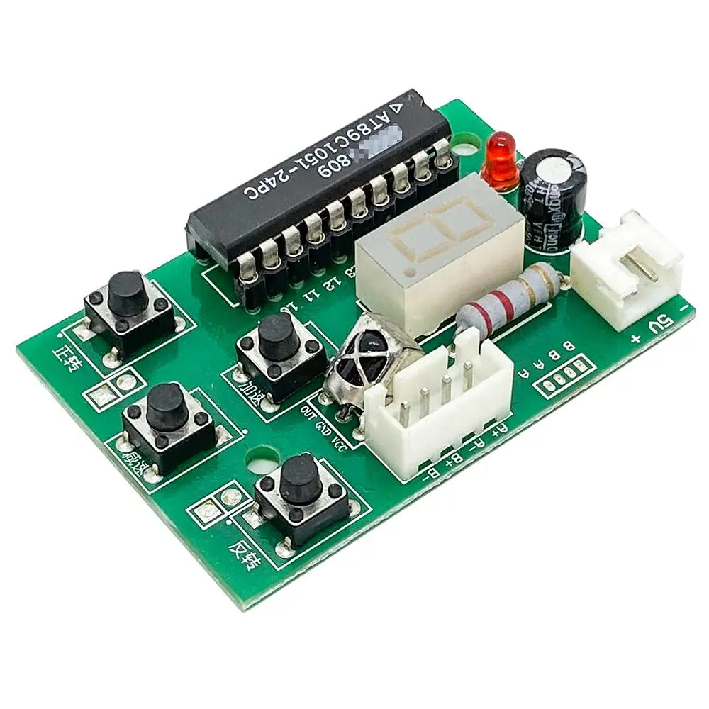 QINIZX DC 4V-6V 5V 2-Phase 4-Wire Stepper Motor Driver Controller Board | Adjustable Speed with Remote - view 4