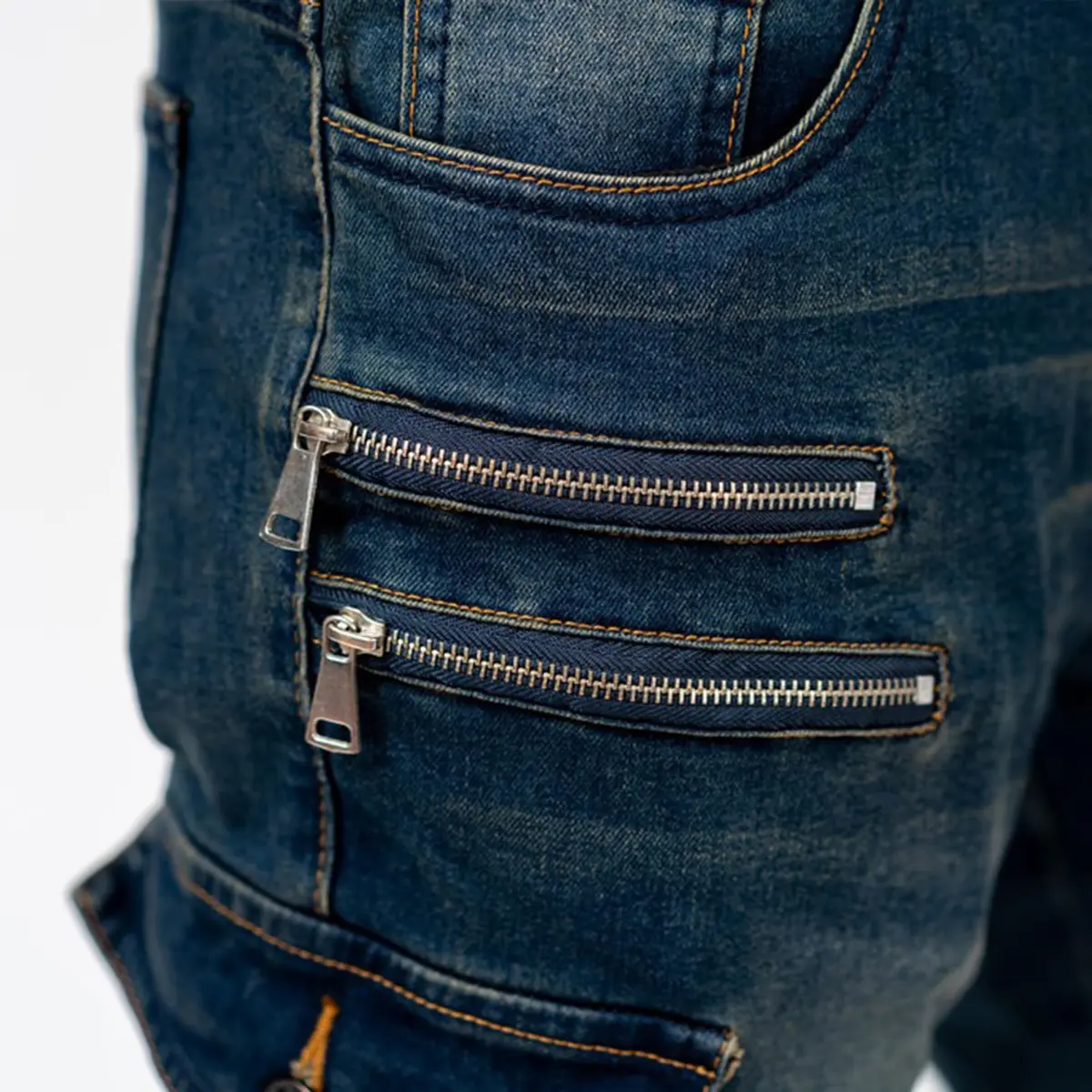 LOMENG Motorcycle Riding Pants Men with CE Armor, Dual Sport Jeans, All Seasons, Size 36 | Impact-Resistant & Breathable - view 4