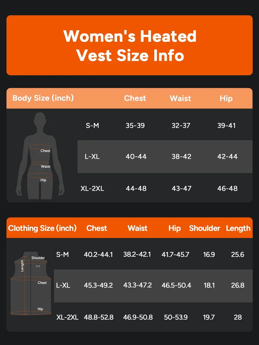 DR. PREPARE Women's Heated Vest X-Large | 6 Heating Zones, 3 Levels, Lightweight Polyester - view 4