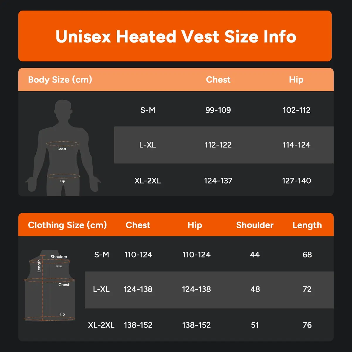 DR.PREPARE Heated Vest XL-XXL (10 Heating Zones) | Adjustable Fit for Indian Winters - view 9