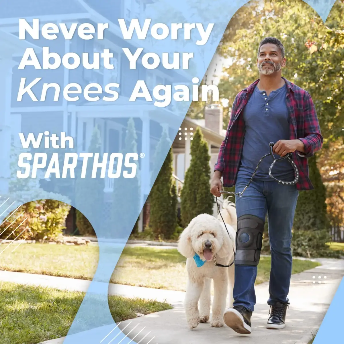 Sparthos Hinged Knee Brace for Men & Women - XX-Large | FDA Approved, Doctor Recommended - view 7
