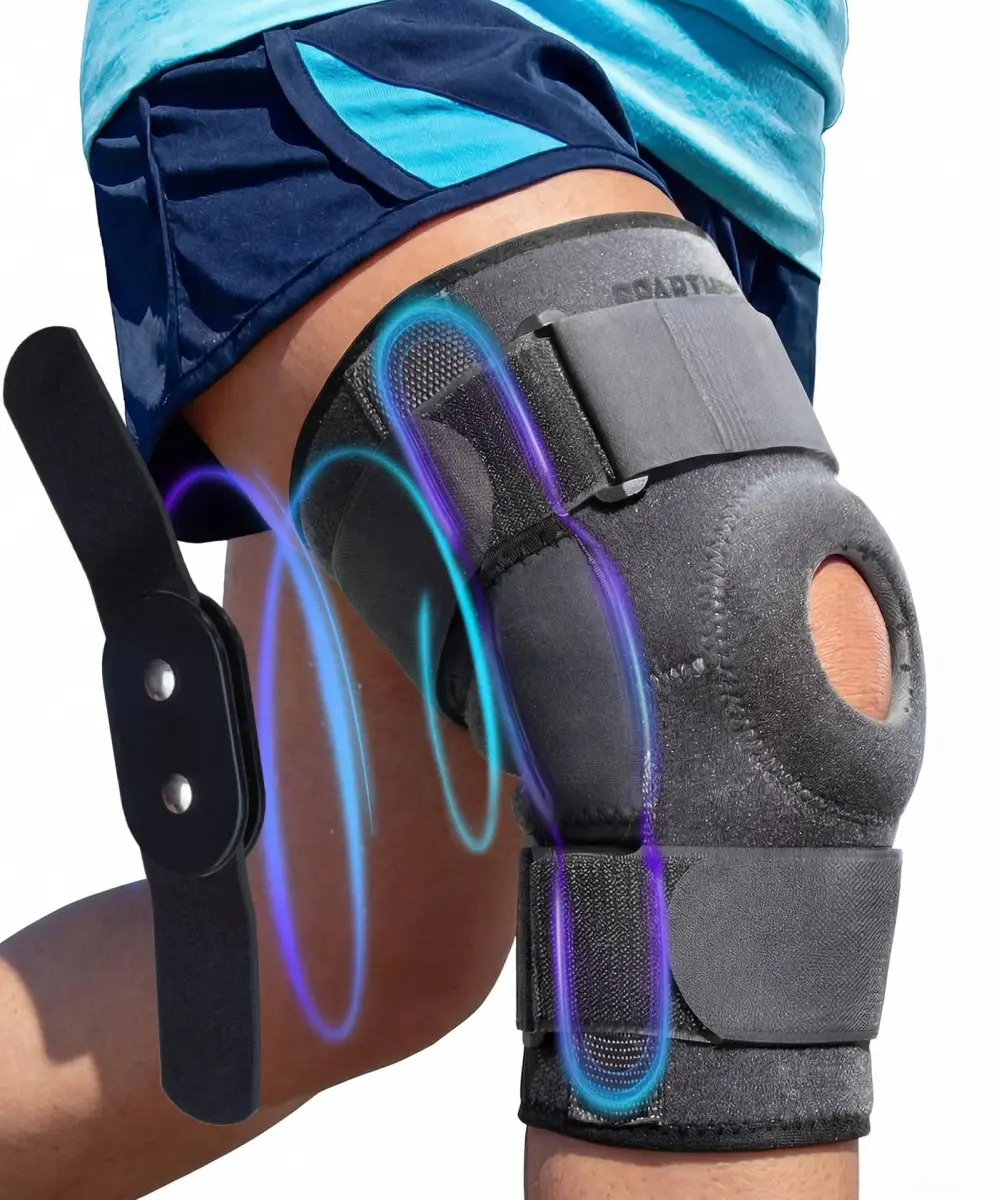 Sparthos Hinged Knee Brace for Men & Women - Large | ACL MCL Tear Support with Aluminum Hinges - main product image