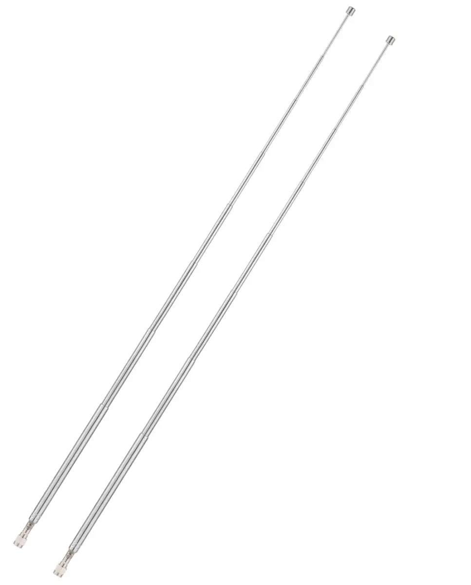 POBADY 8-Section Telescopic Antenna 73.03cm (28.75in) | SMA Male Connector for AM/FM Radio Receivers - view 2