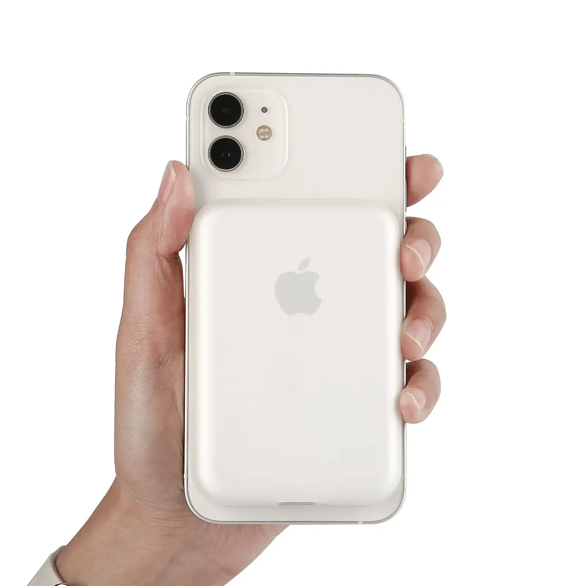 oakxco Silicone Case for Magsafe Battery Pack | Matte Clear, Half Cover Design - view 8