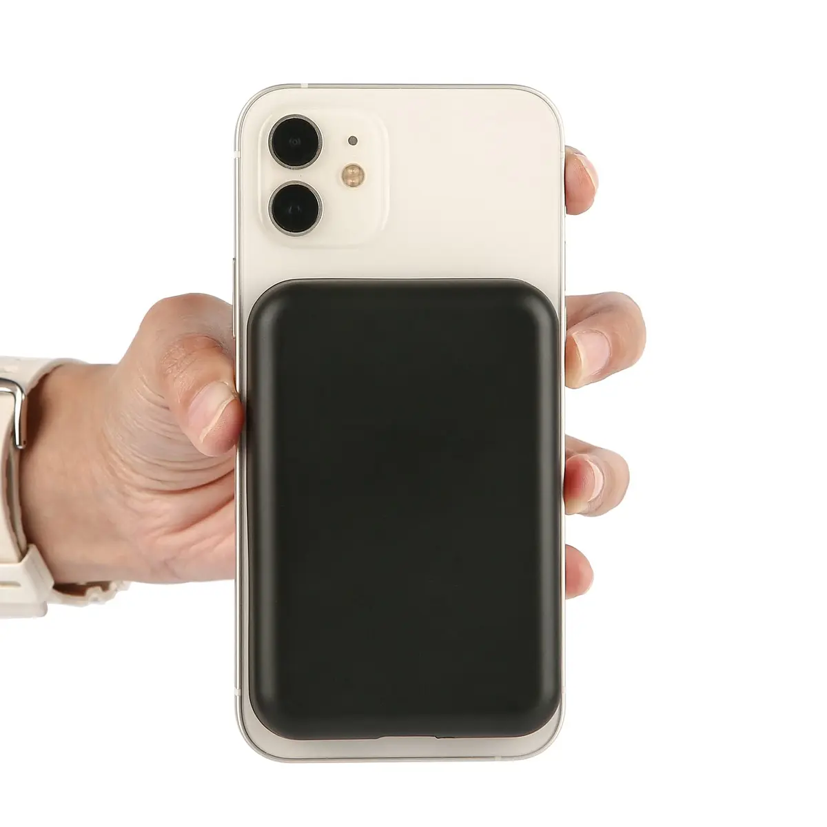 oakxco Silicone Case for Magsafe Battery Pack, Black | Compatible with iPhone 12-14 Series - view 7