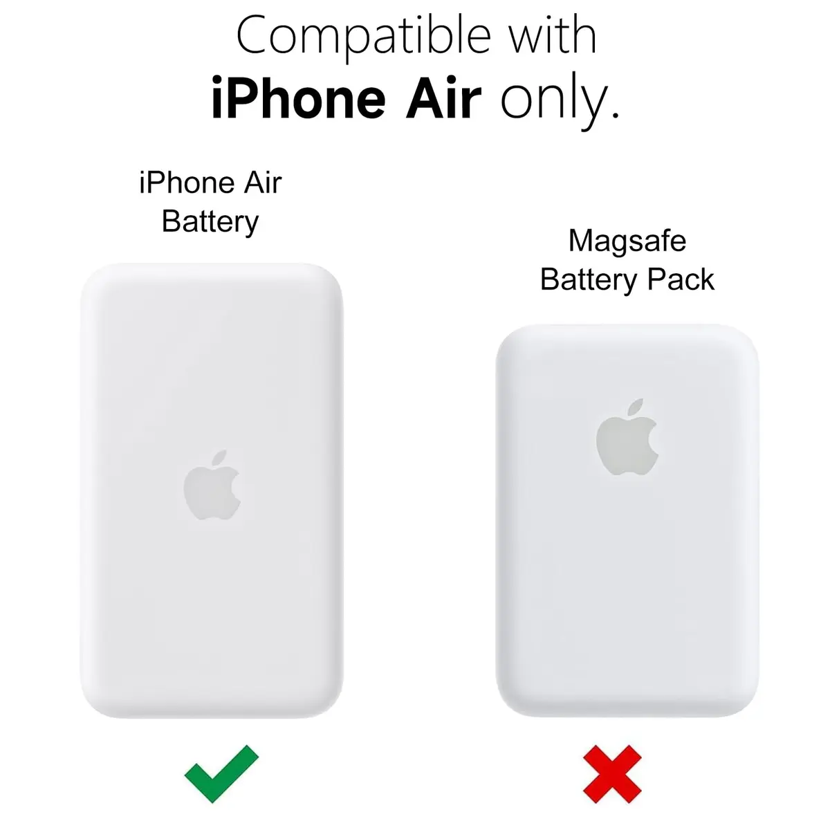 oakxco Silicone Case for Magsafe Battery Pack, Black | Compatible with iPhone 12-14 Series - view 2