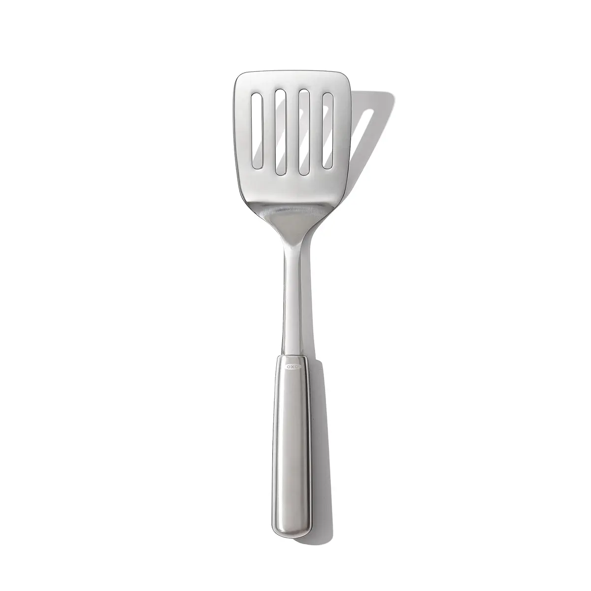 OXO Steel Cooking Turner with Stainless Steel Head & Non-Slip Handle | 33cm (13 inch) | Dishwasher Safe - main product image