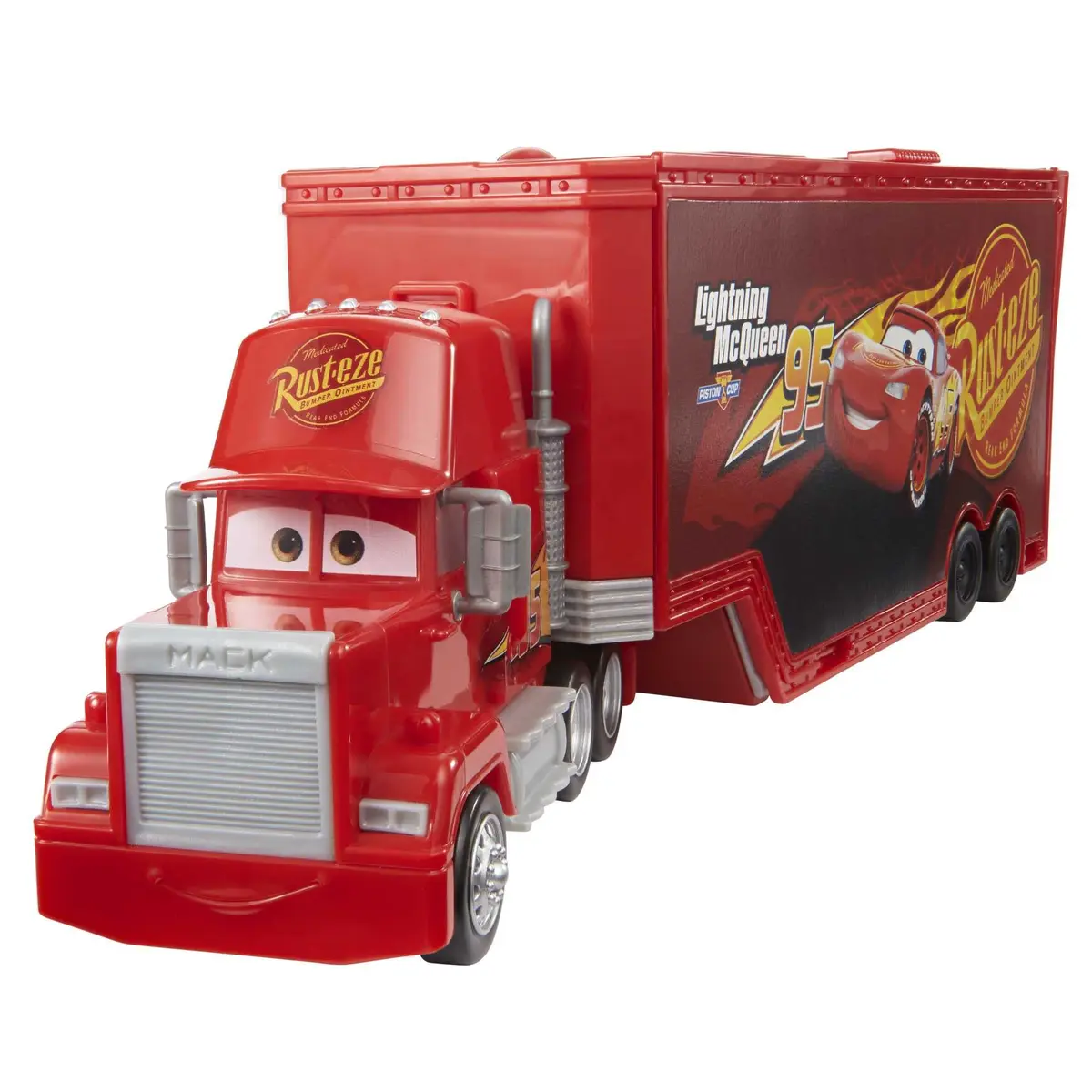 Mattel Disney and Pixar Cars Transforming Mack Playset | 2-in-1 Toy Truck & Tune-Up Station with Launcher, Lift & More - main product image