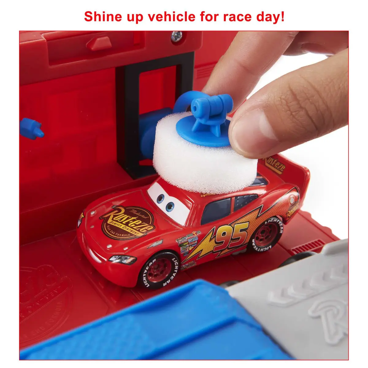 Mattel Disney and Pixar Cars Transforming Mack Playset | 2-in-1 Toy Truck & Tune-Up Station with Launcher, Lift & More - view 2