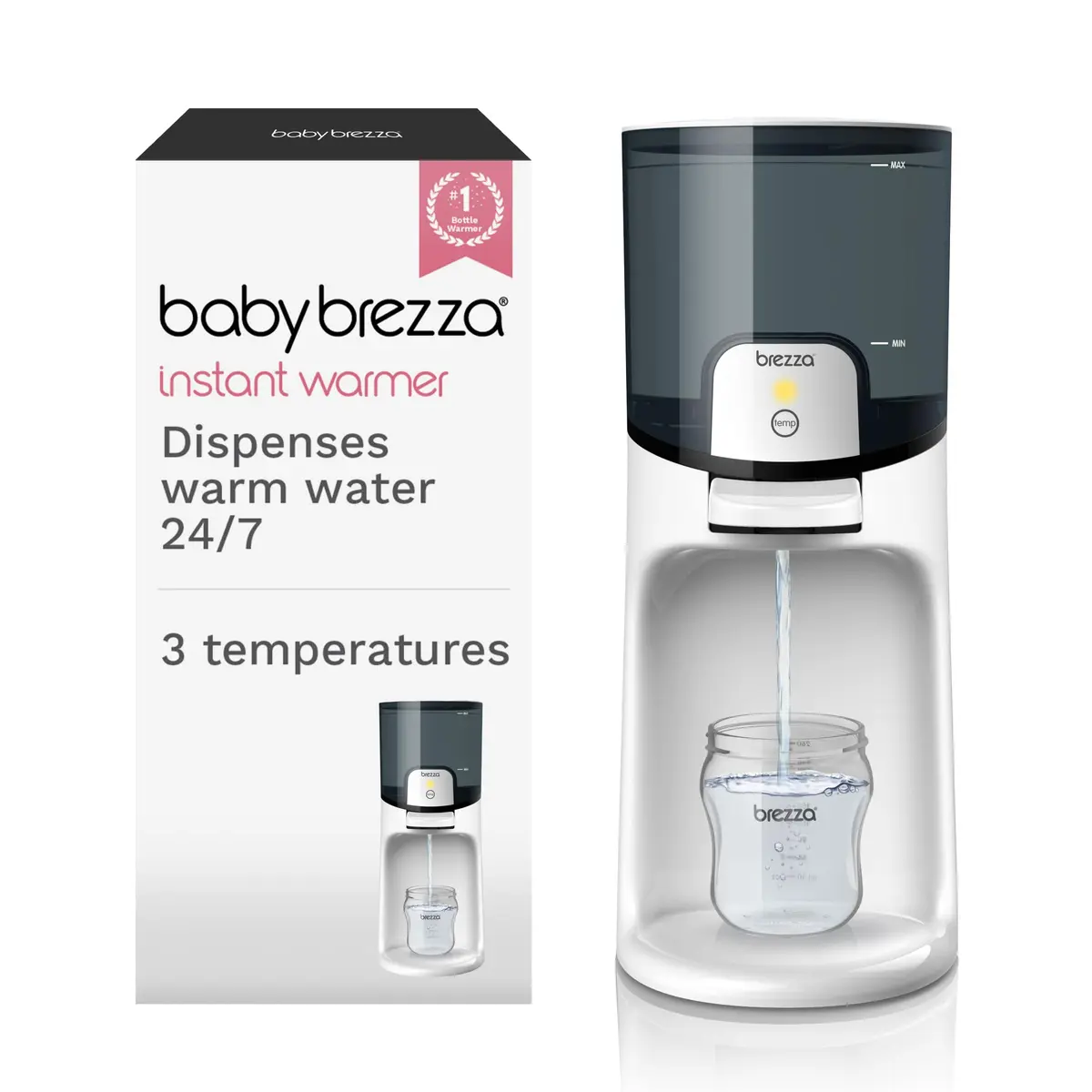 Baby Brezza Instant Baby Bottle Maker with 3 Temperature Settings | Fast, Safe & Universal - main product image
